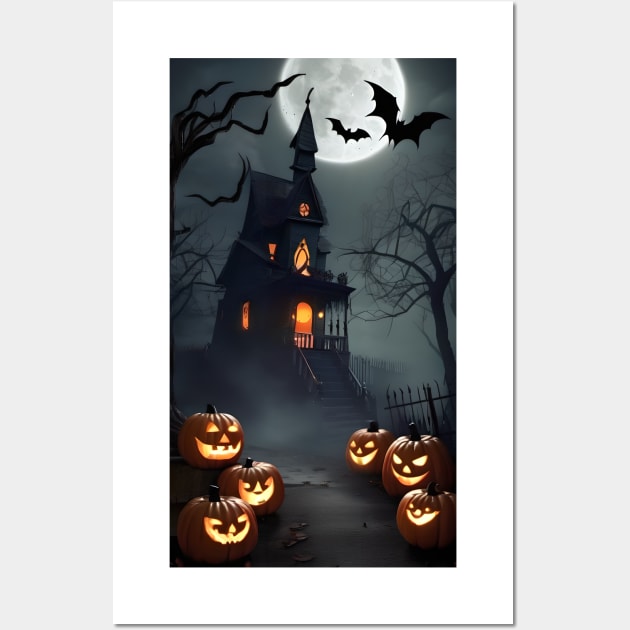 Happy Halloween Wall Art by valsevent